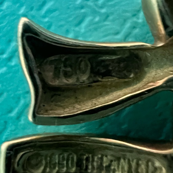 🔴Authentic VINTAGE  18K GOLD TIFFANY & CO Bow Pendent Necklace🔴 - Picture 12 of 13